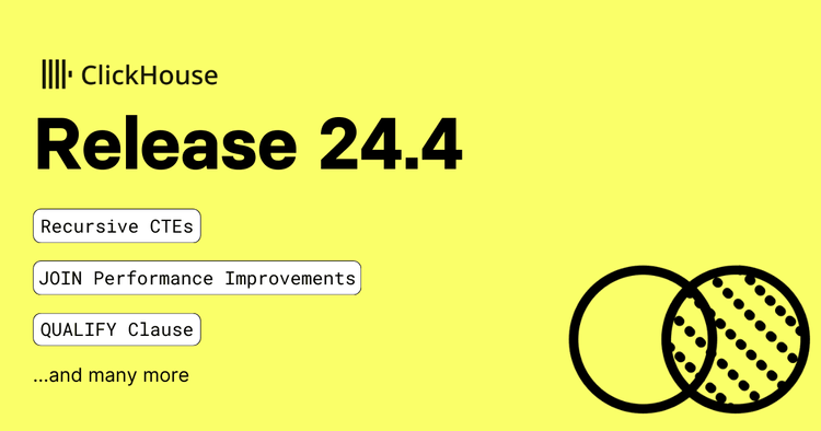 ClickHouse Release 24.4